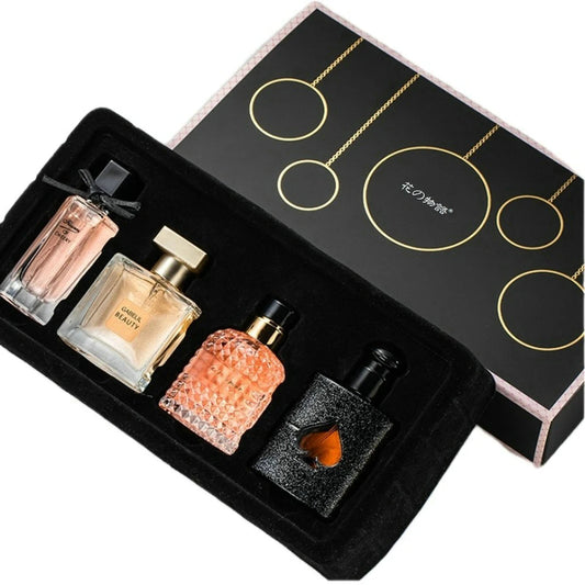 Brand Women Perfume Gift Box 4PCS Set 105Ml Floral Scent Spray Pheromone Perfumes Feminino Lasting Fragrance Parfum Pour Femme
